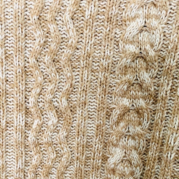 Liz Claiborne Bulky V Neck Crewneck Sweater Sz Large - Picture 6 of 7